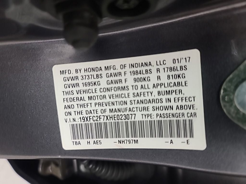 2017 Honda Civic EX