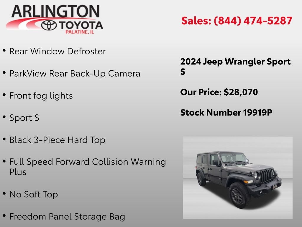 2024 Jeep Wrangler Sport S