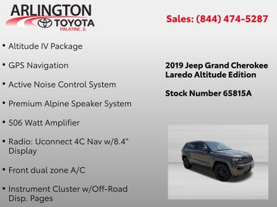 2019 Jeep Grand Cherokee Altitude