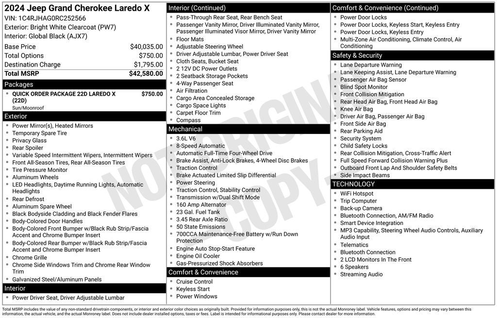 2024 Jeep Grand Cherokee Laredo X