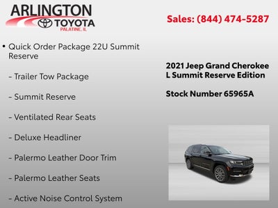 2021 Jeep Grand Cherokee L Summit