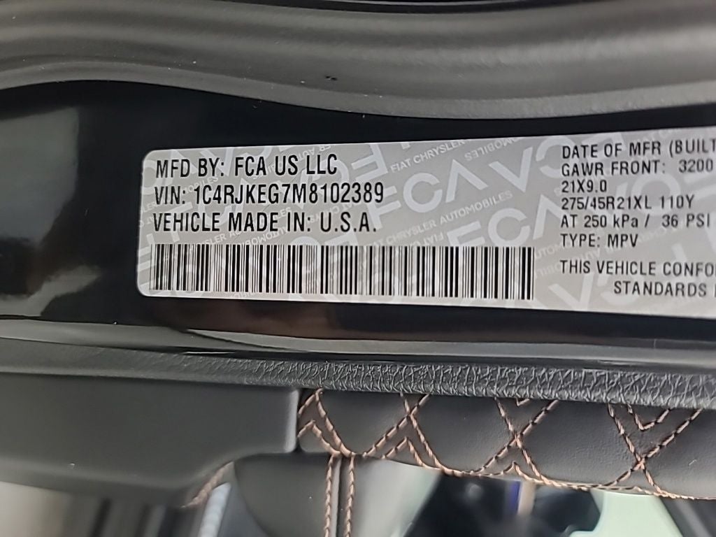 2021 Jeep Grand Cherokee L Summit