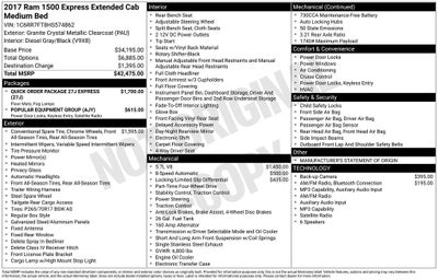 2017 RAM 1500 Express