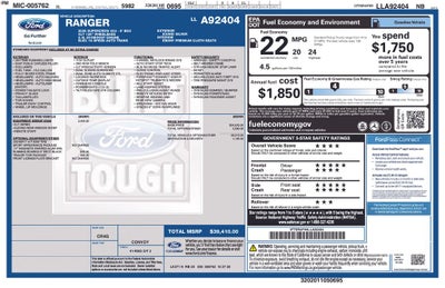 2020 Ford Ranger XLT