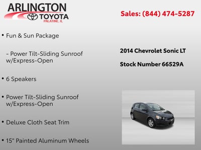 2014 Chevrolet Sonic LT