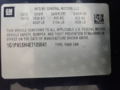 2014 Chevrolet Cruze LS