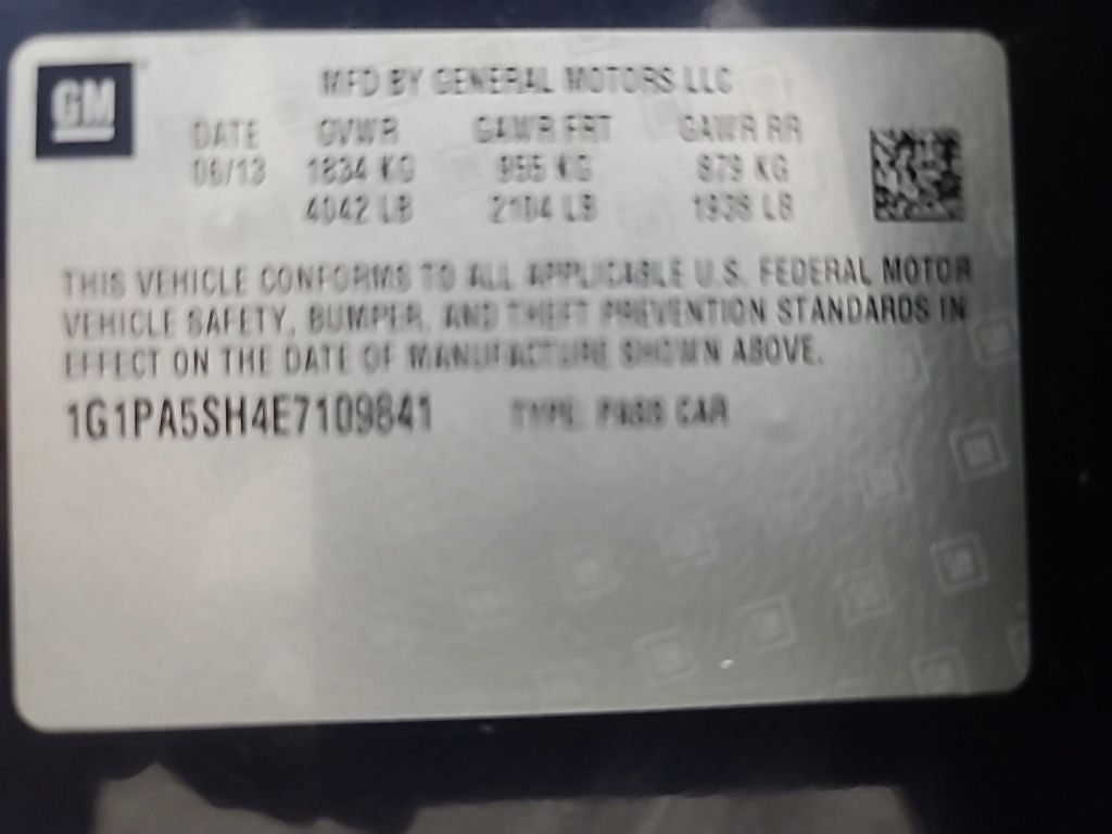 2014 Chevrolet Cruze LS