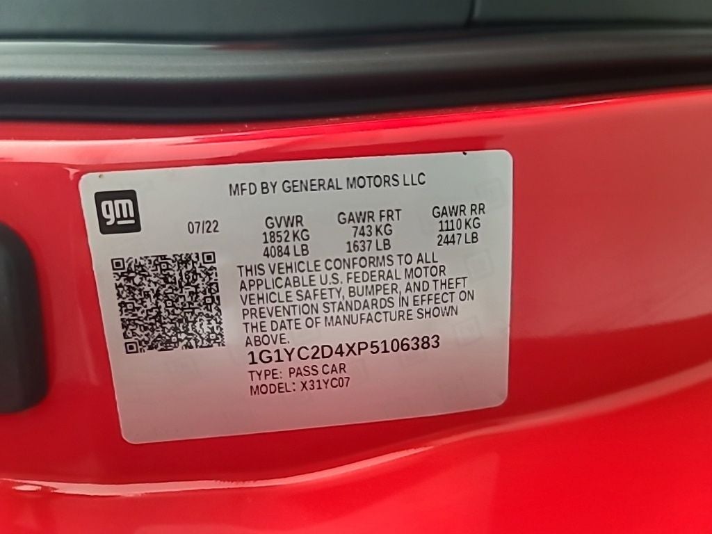 2023 Chevrolet Corvette Stingray 3LT