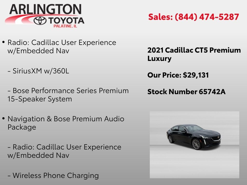 2021 Cadillac CT5 Premium Luxury