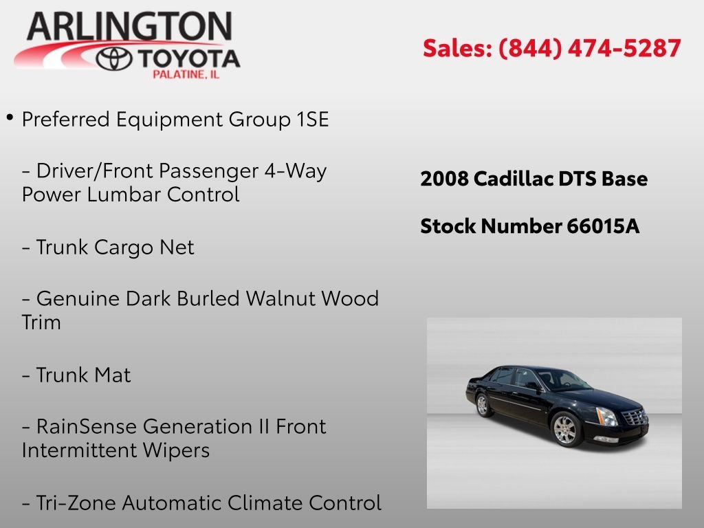 2008 Cadillac DTS 1SE