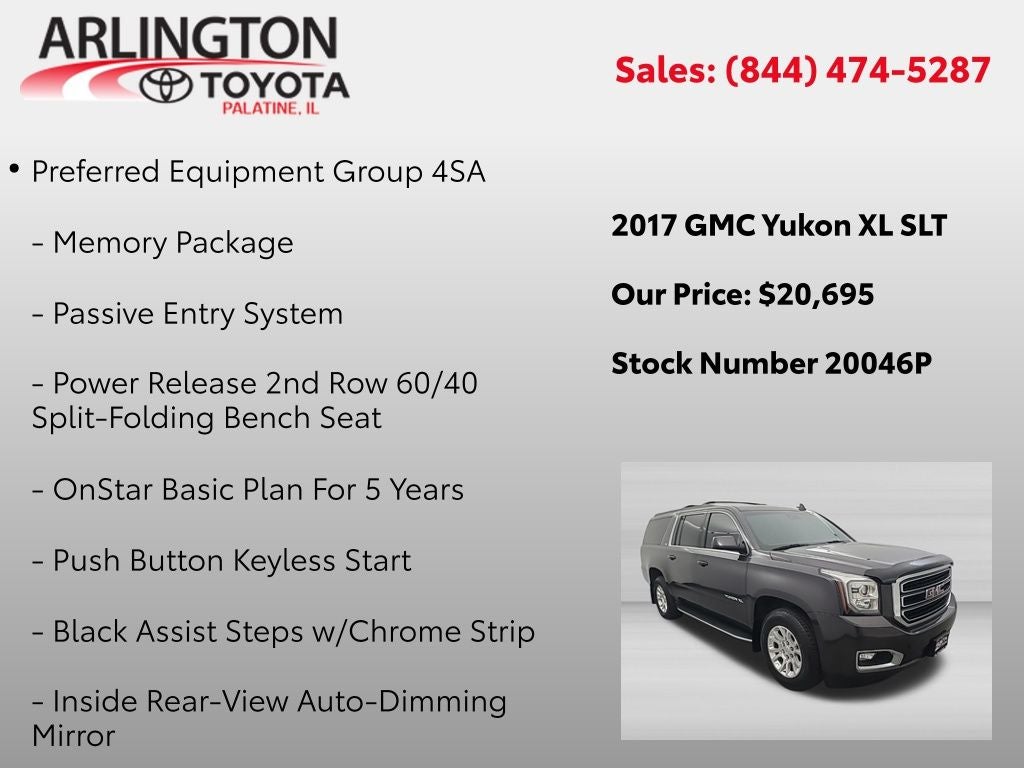 2017 GMC Yukon XL SLT