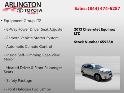 2013 Chevrolet Equinox LTZ