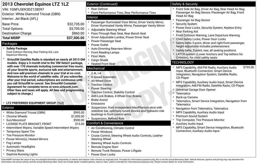 2013 Chevrolet Equinox LTZ