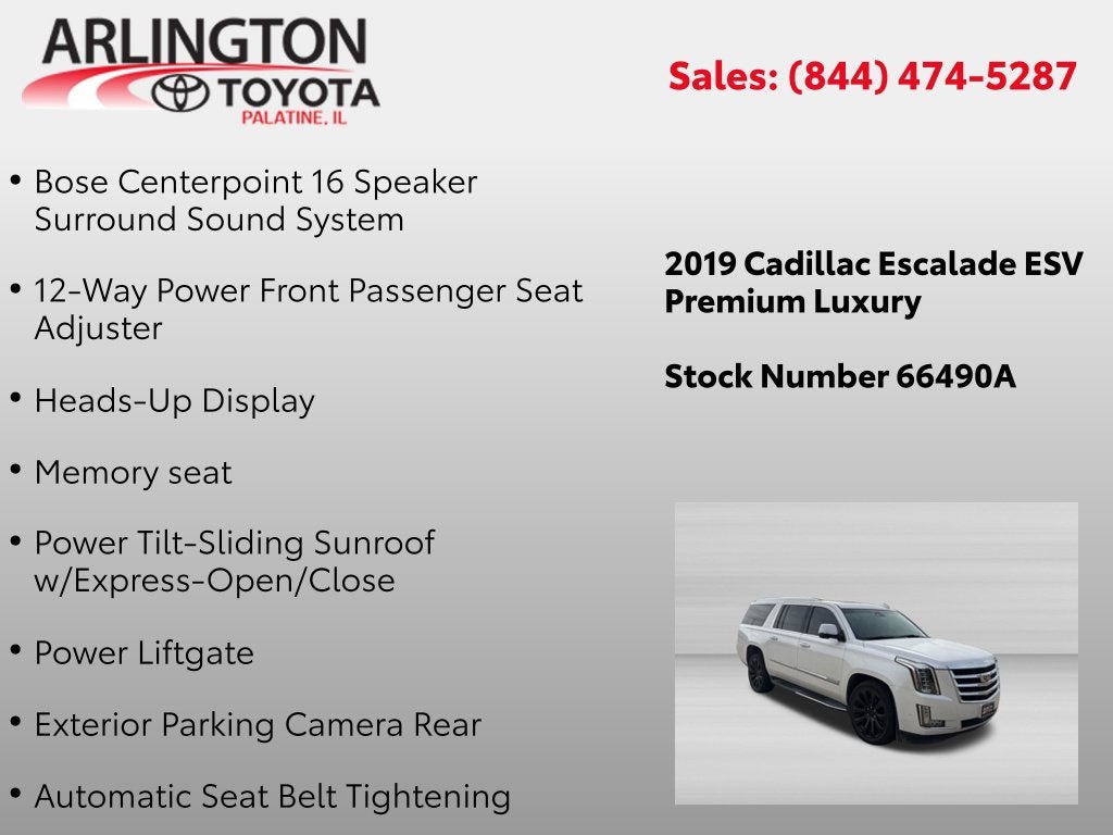 2019 Cadillac Escalade ESV Premium