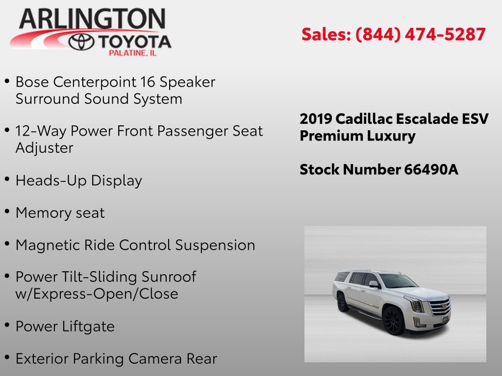 2019 Cadillac Escalade ESV Premium