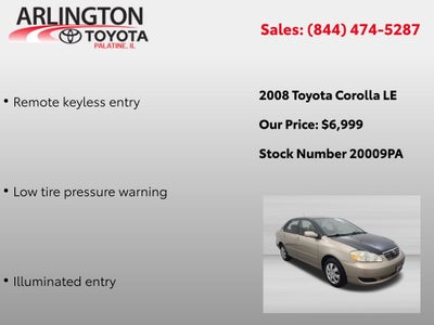 2008 Toyota Corolla LE