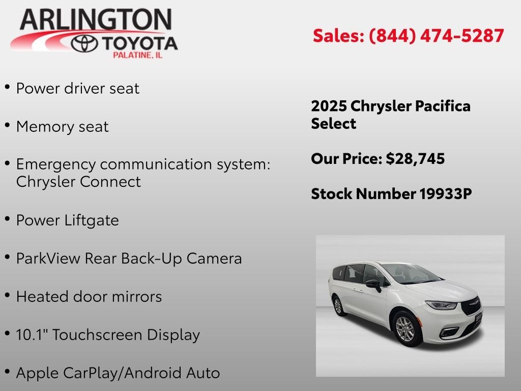 2025 Chrysler Pacifica Select