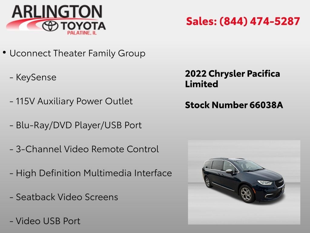 2022 Chrysler Pacifica Limited