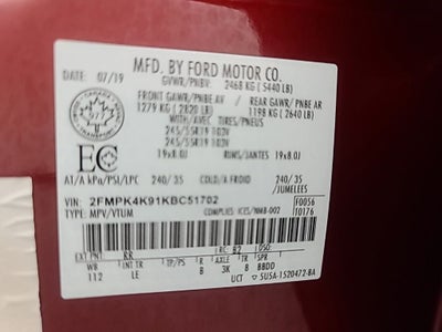 2019 Ford Edge Titanium