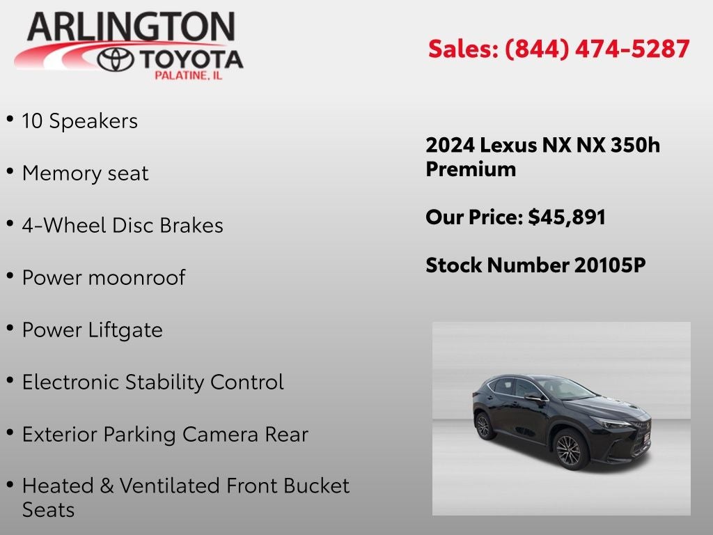 2024 Lexus NX 350h Premium