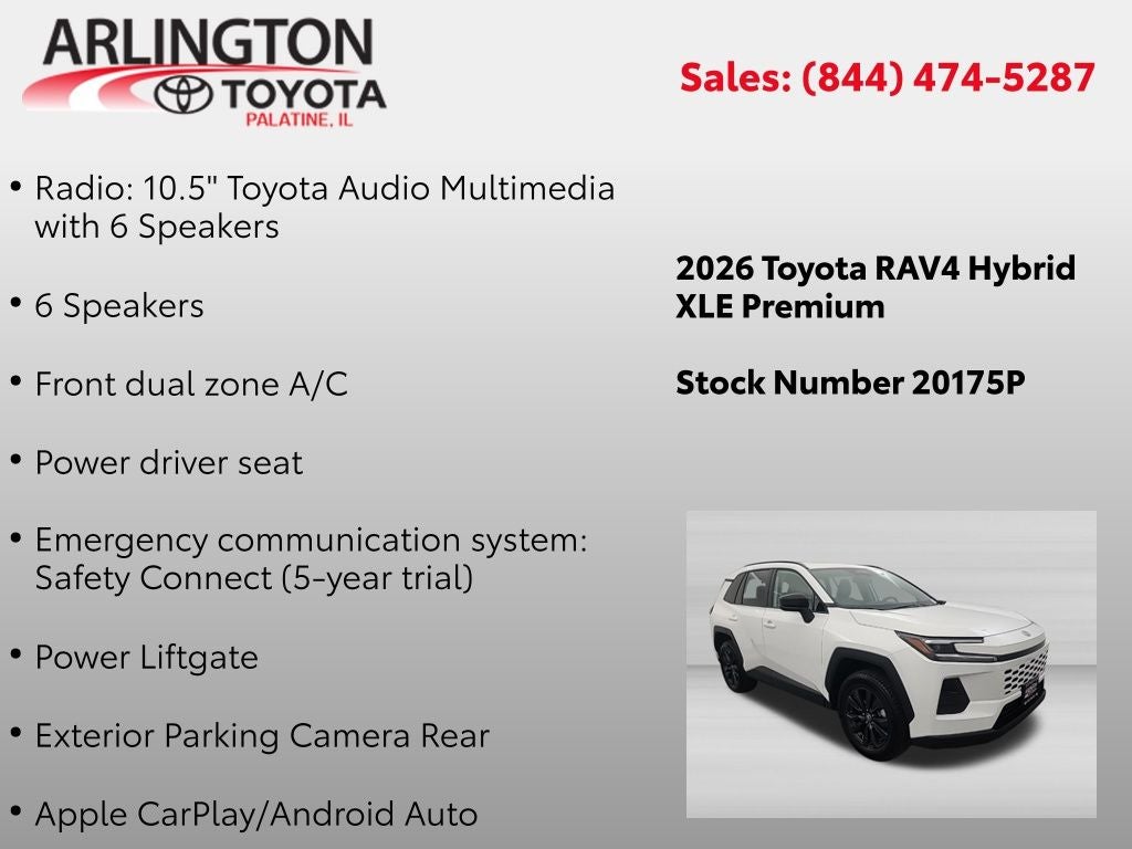 2026 Toyota RAV4 XLE Premium