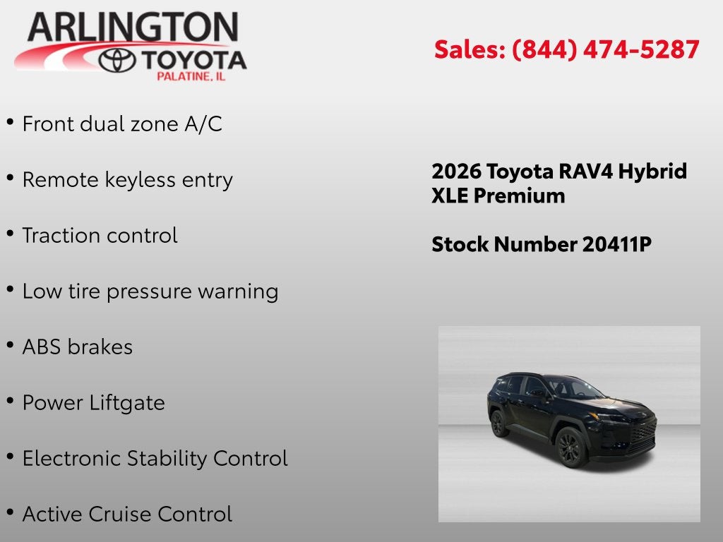 2026 Toyota RAV4 XLE Premium