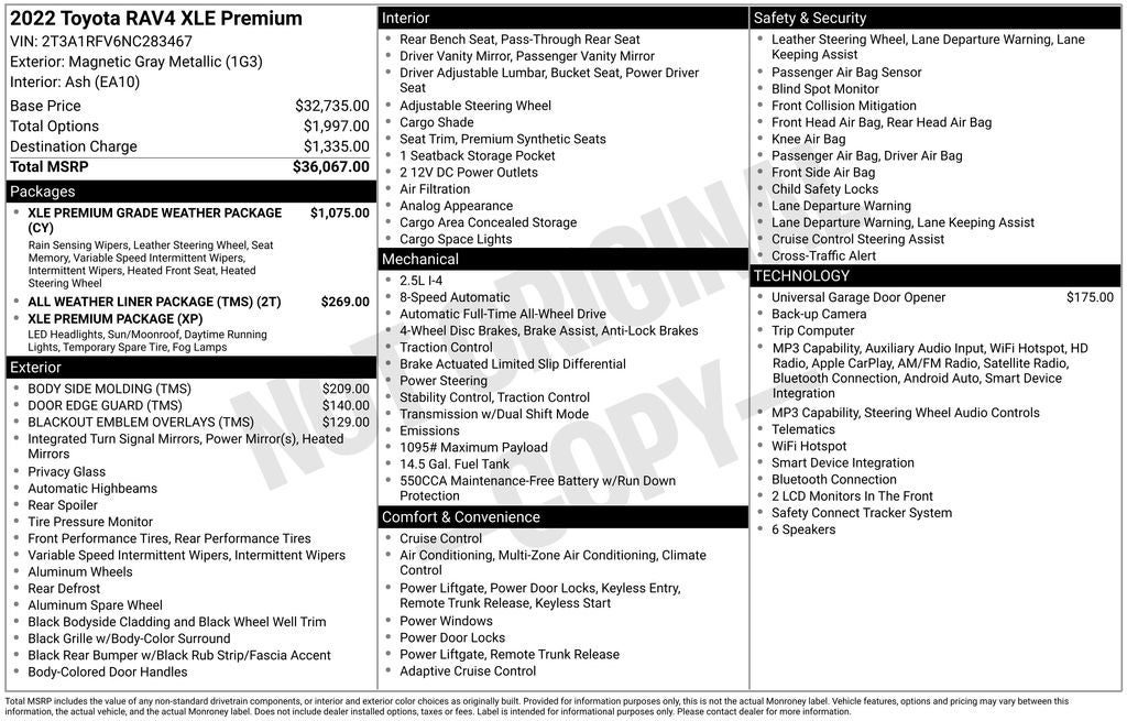2022 Toyota RAV4 XLE Premium