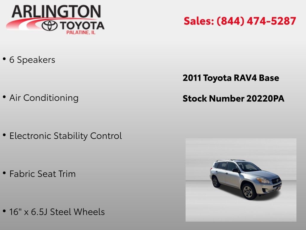 2011 Toyota RAV4 Base