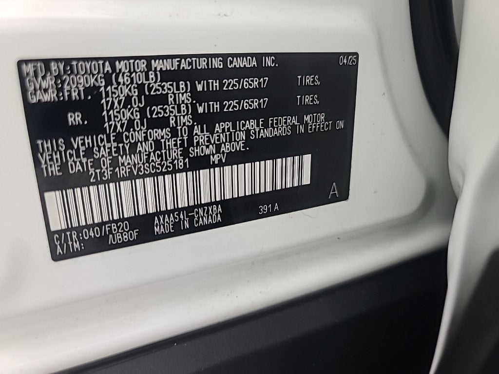 2025 Toyota RAV4 LE