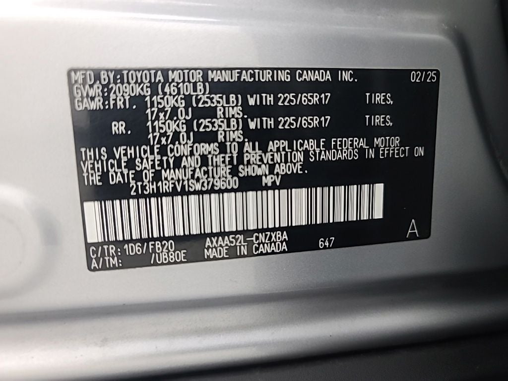 2025 Toyota RAV4 LE