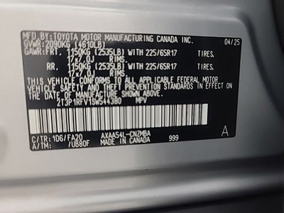 2025 Toyota RAV4 XLE
