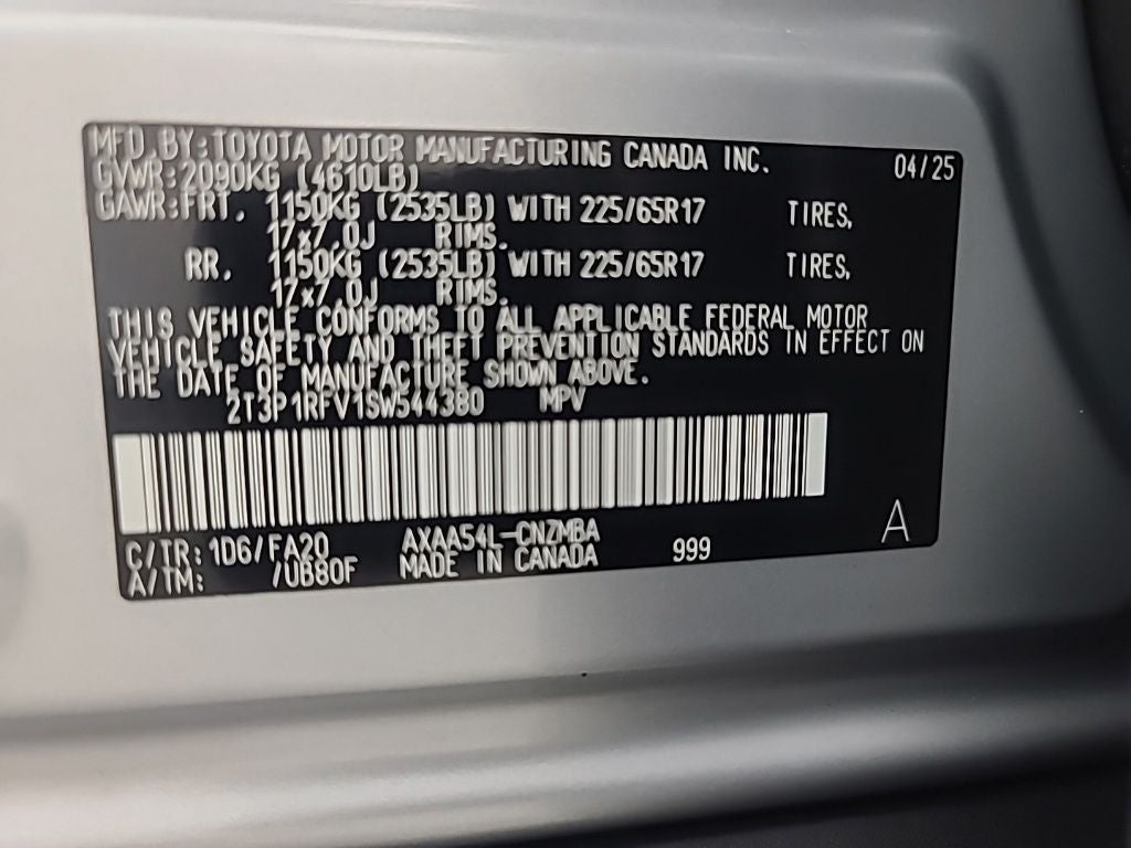 2025 Toyota RAV4 XLE