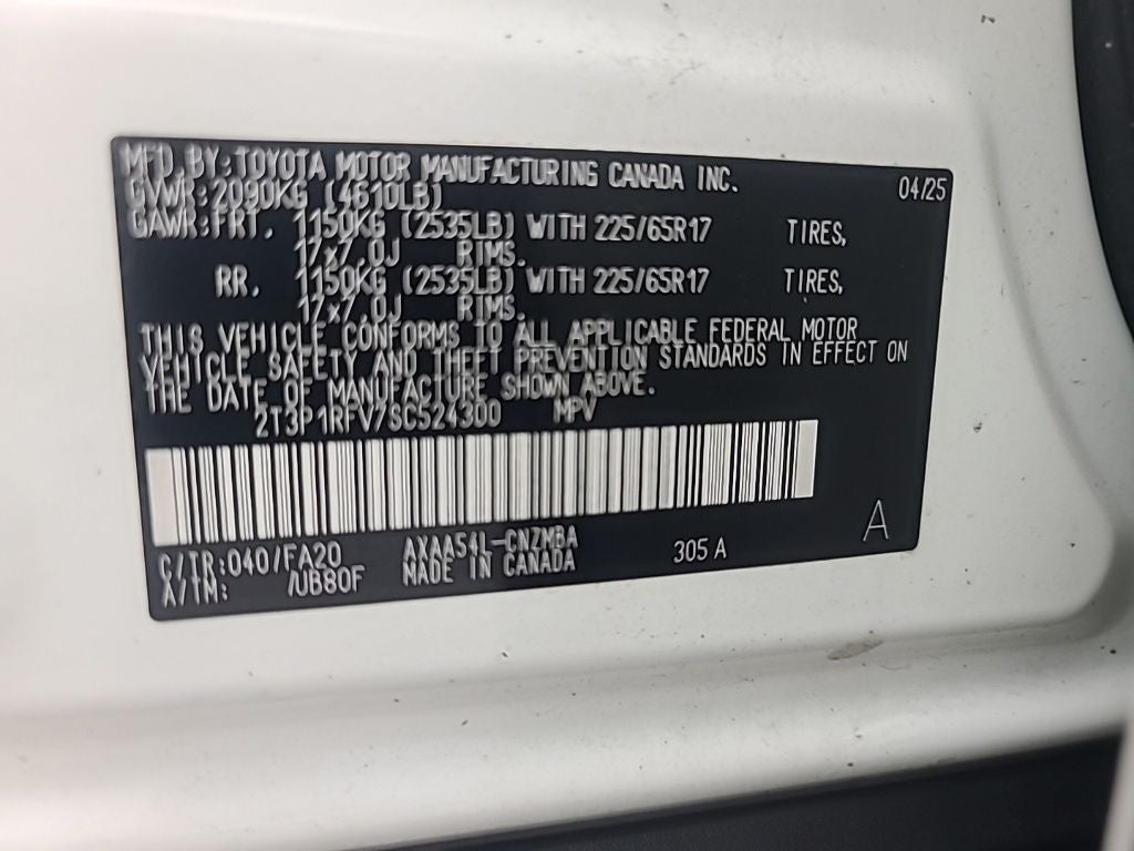 2025 Toyota RAV4 XLE