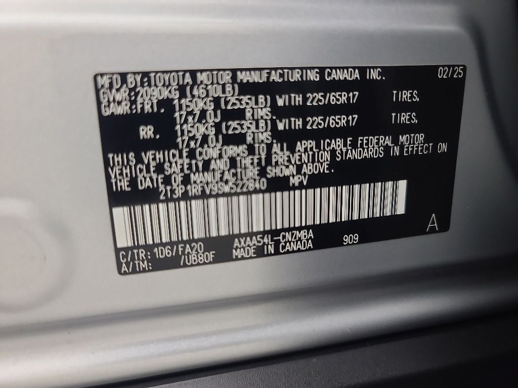 2025 Toyota RAV4 XLE