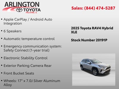 2025 Toyota RAV4 Hybrid XLE