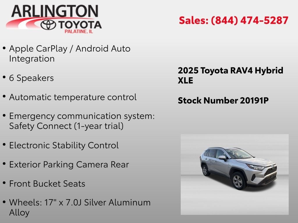 2025 Toyota RAV4 Hybrid XLE