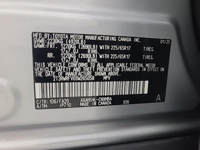 2025 Toyota RAV4 Hybrid XLE