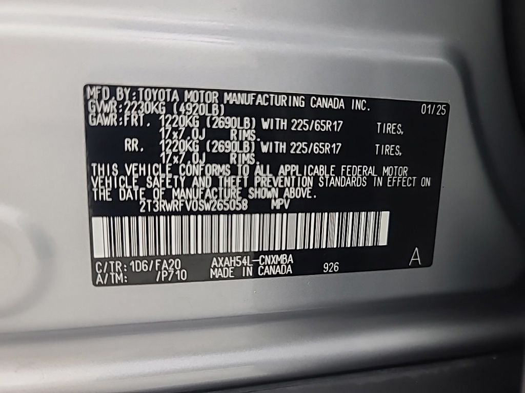 2025 Toyota RAV4 Hybrid XLE