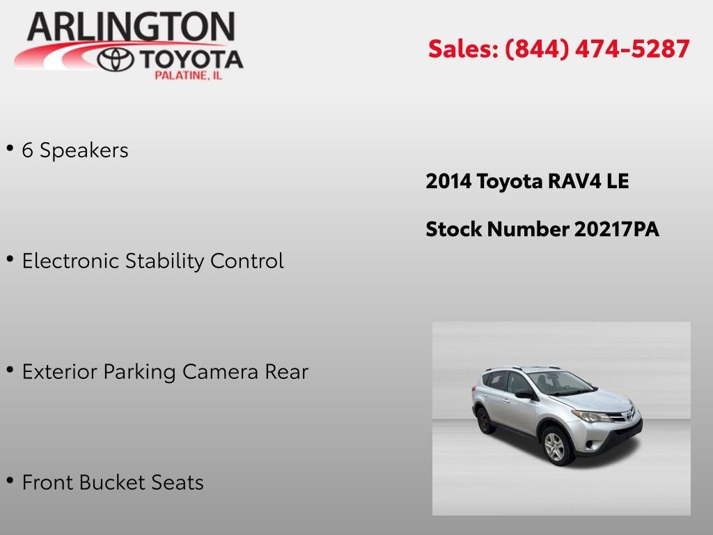 2014 Toyota RAV4 LE