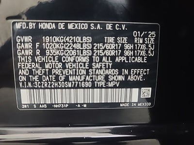 2025 Honda HR-V LX
