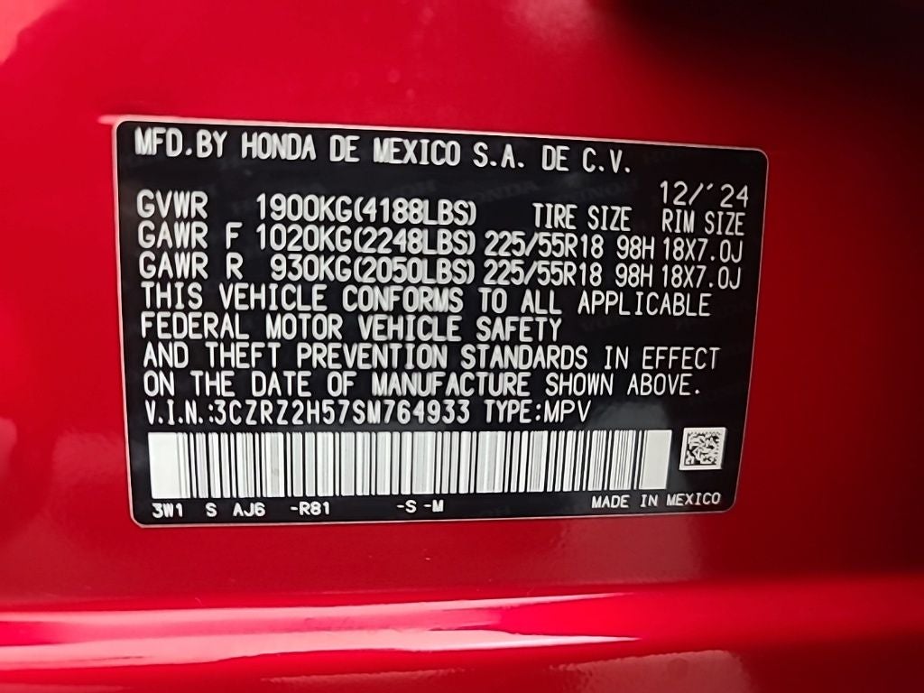 2025 Honda HR-V Sport