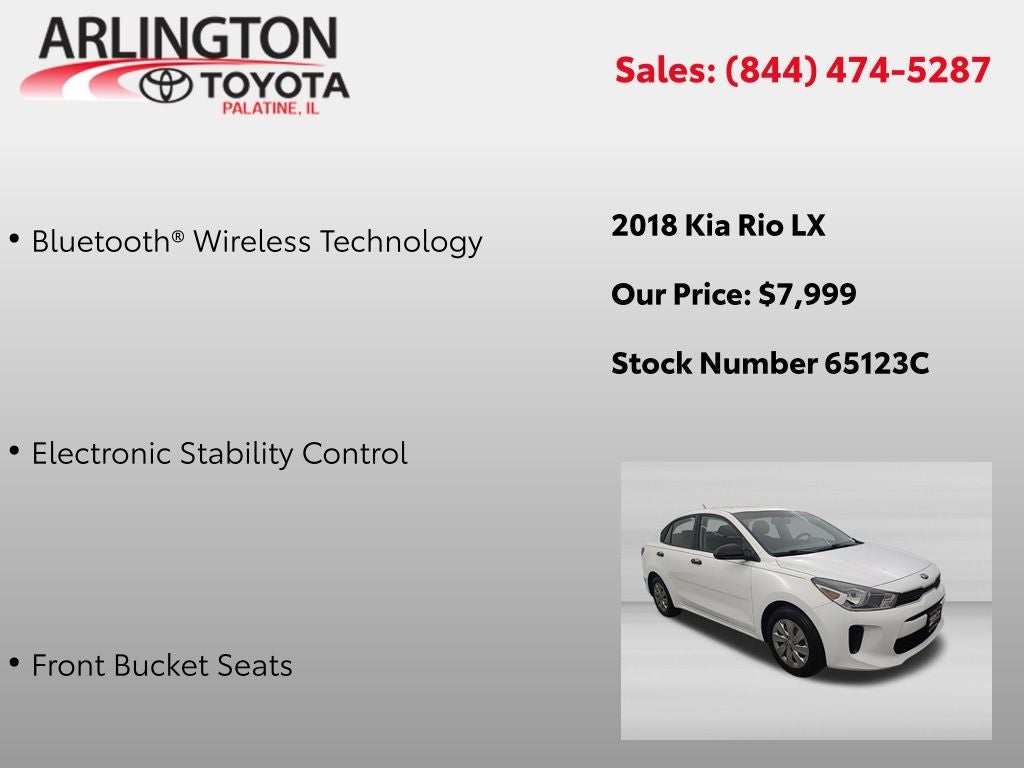 2018 Kia Rio LX