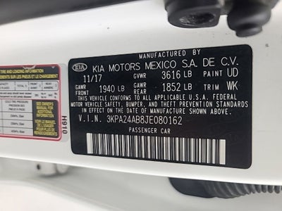 2018 Kia Rio LX
