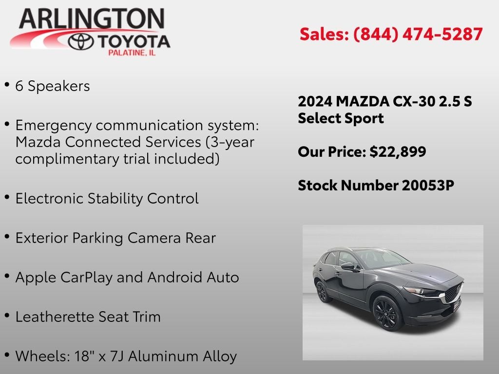 2024 Mazda Mazda CX-30 2.5 S Select Sport
