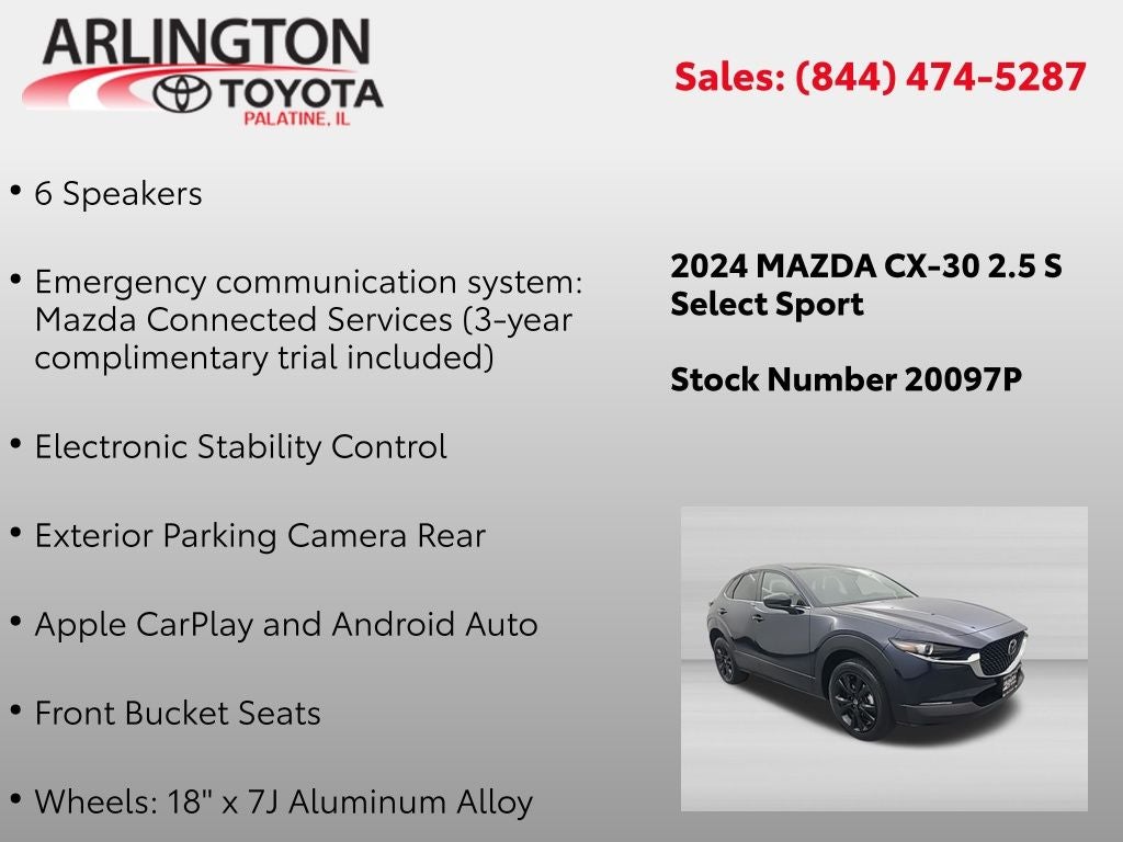 2024 Mazda Mazda CX-30 2.5 S Select Sport