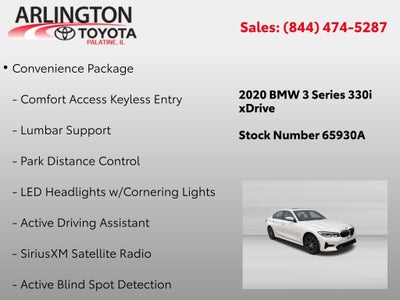 2020 BMW 3 Series 330i xDrive