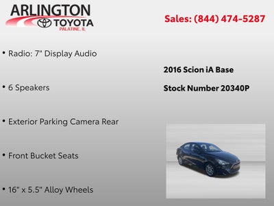 2016 Scion SCION iA Base