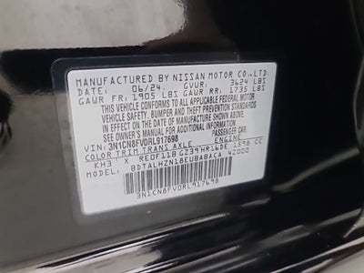 2024 Nissan Versa 1.6 SR