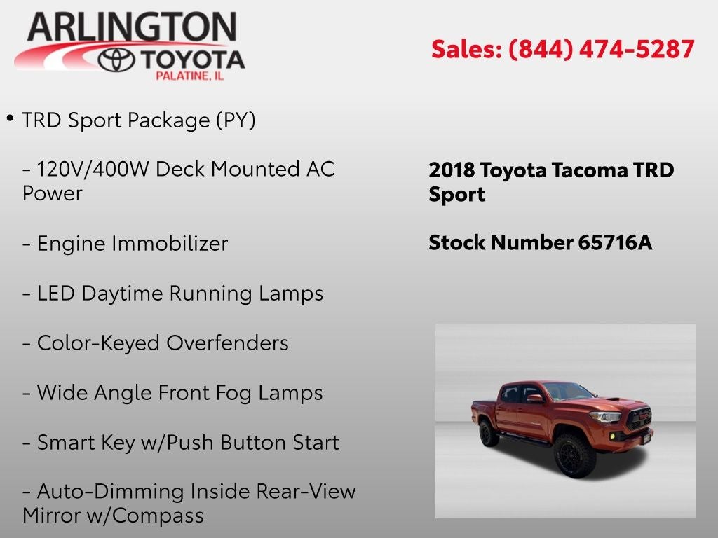 2018 Toyota Tacoma TRD Sport V6