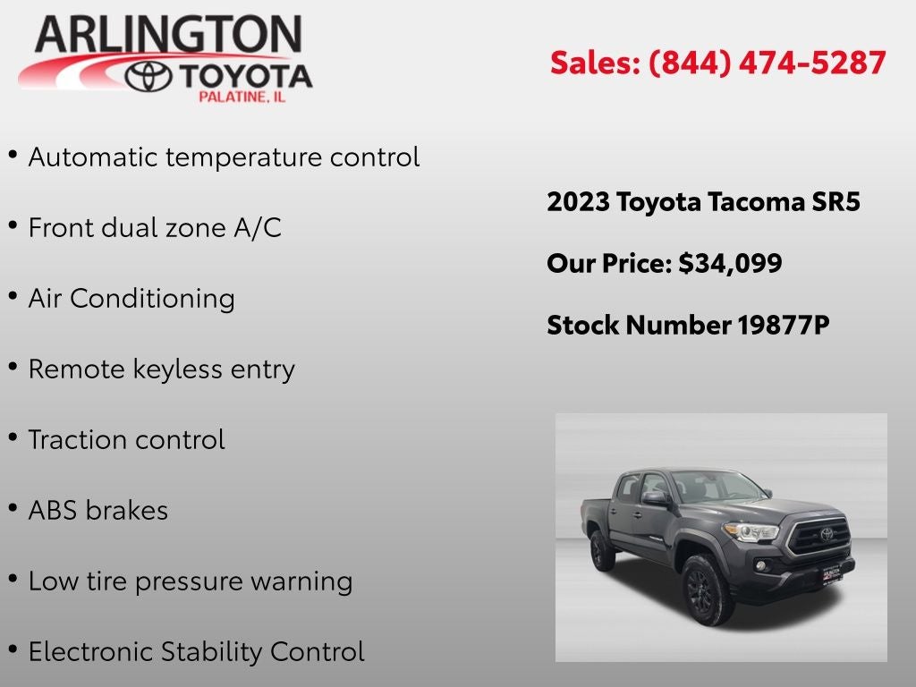 2023 Toyota TACOMA SR5 SR5 V6